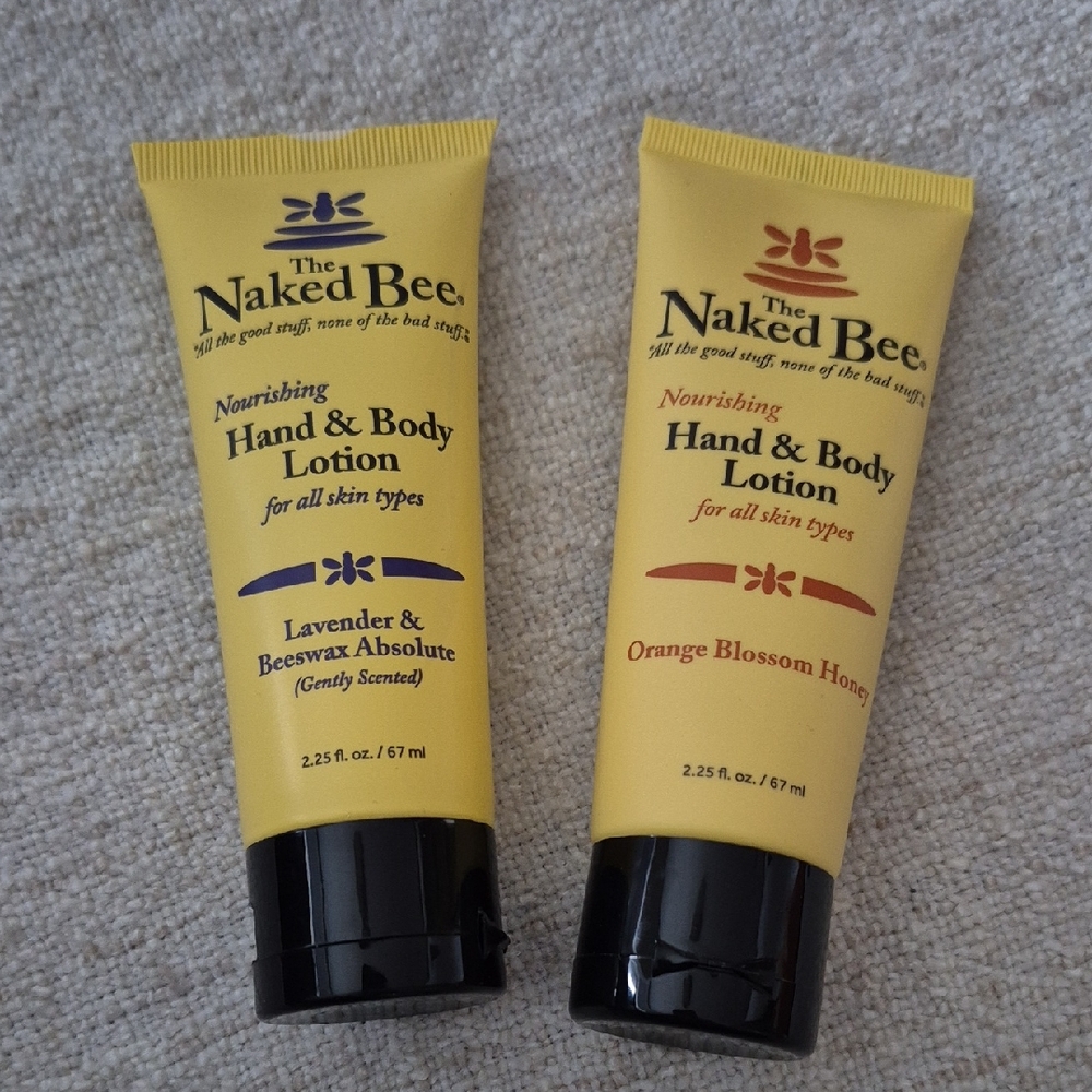 🎉 5/$15! THE NAKED BEE | Lavender + Orange Hand & Body Lotion Set